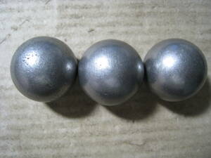 鉄球３球セット　直径約33㎜×3　重さ約154ｇ/１個　総重量462ｇ　管理番号MC-67