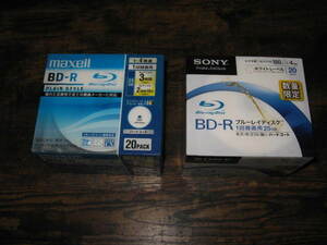 未使用★BD-R　40枚★SONY-20　maxell-20★ブルーレイ ディスク