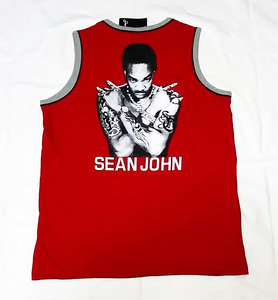 【新品タグ付】SEAN JOHN x BUSTA RHYMES ノースリーブシャツ XLサイズ　HIPHOP タンクトップ flipmode squad leader of new school 