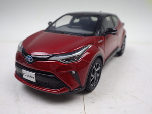 207【S.R】非売・展示品 1/30 TOYOTA C-HR 2トーン カラーサンプル ブラック×センシュアルレッド 箱無 香川発