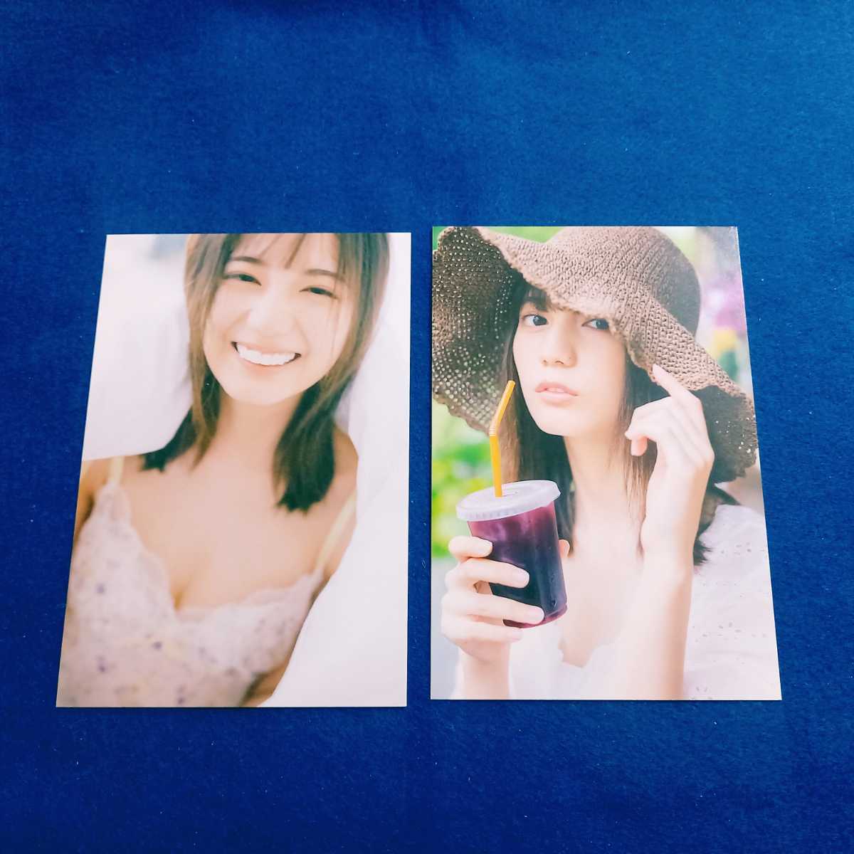 Nao Kosaka Lot de 2 cartes postales non à vendre Bonus de collection de photos Hinatazaka46 Dix-sept modèles exclusifs Idol [Peut être fourni avec un numéro de suivi], Biens de talent, autres