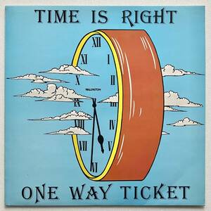 ONE WAY TICKET「TIME IS RIGHT」UK ORIGINAL PRESIDENT PTLS 1069 '78 MEGA RARE LP