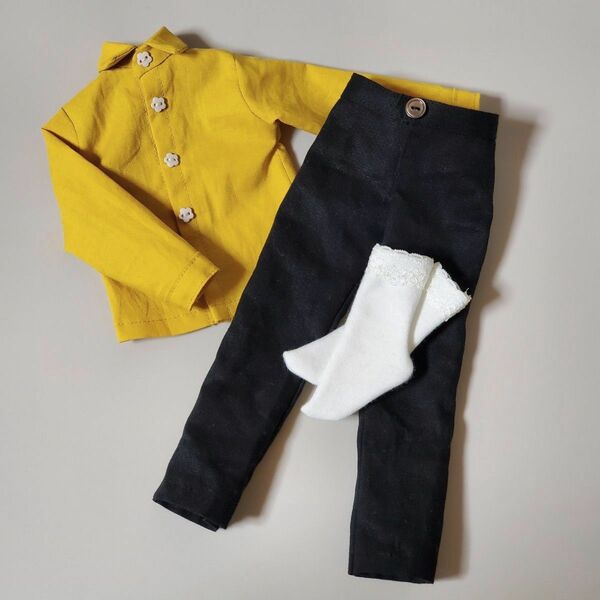 ドール服★シャツとパンツと靴下のセット(40cmドールサイズ)