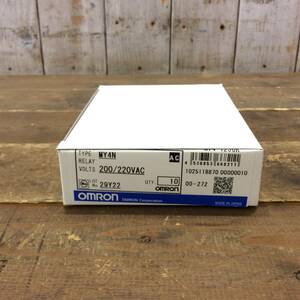 ●【AH-04509】新品未使用品 OMRON オムロン ミニパワーリレー(1箱10個入) MY4N 200/220VAC【レターパックプラス・送料全国一律520円可】