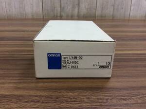 ●【AH-04876】新品未使用品 OMRON オムロン バイパワーリレー(10個入) LY4N-D2 24VDC【レターパックプラス・送料全国一律520円可】