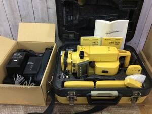 【AH-04830】中古品 TOPCON トプコン ノンプリズム トータルステーション HiPer 2級A データコレクタセット GPT-3005 + FC-7