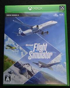 管理番号0076／【Xbox Series X】 Microsoft Flight Simulator　フライトシュミレーター　2枚組　動作未確認