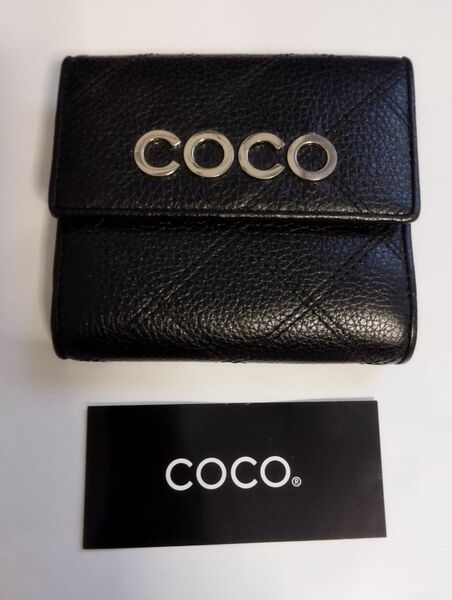 COCO 財布 折り畳み　新品　未使用 coco　レディース　CS9007-1210BB