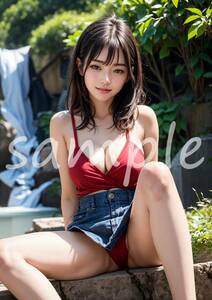 【1円スタート！高画質】A4アートポスター 美女 美人 美少女 コスプレ グラビア アイドル かわいい モデル ポルノ セクシー No.337