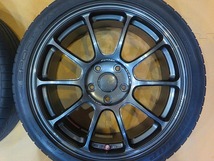 鍛造 超美品【RAYS ボルクレーシング ZE40 ダンロップ RT 245/40R18】レイズ FORGED 18インチ8.5J+50 PCD114.3-5H WRX STI S4 / CE28 TE37_画像5