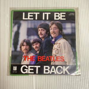 レコードep THE BEATLES GET BACK （ゲット・バック） LET IT BE （レット・イット・ビー） 