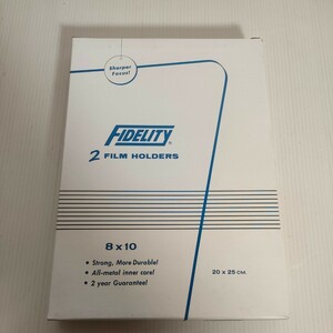 Fidelity Elite フィデリティ エリート 8x10 CUT FILM HOLDER カットフィルムホルダー 2枚 G2 ④ 動作未確認