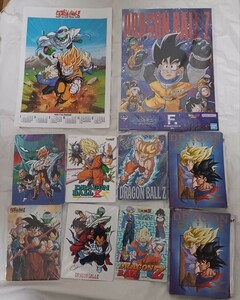 ドラゴンボール　当時物　プラスチックカレンダー　下敷き　バインダー　セット　鳥山明　一番くじおまけ　10点セット　まとめ売り ラミカ