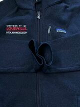 ★★★2016年製 patagonia パタゴニア ベターセーター 25527 FA16 サイズM BLK黒ブラック UNIVERSITY OF LOUISVILLE ★★★_画像8