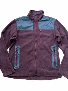 ★★★2012年製 patagonia パタゴニア 肩切り替えフリースジャケット 25565 FA12 サイズS DAK DARK RUBY★★★