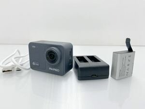 H2-1-021601 AKASO V50X 4K30fps バッテリー1 6軸手ぶれ補正 WiFi対応 外部マイク対応 アクションカメラ