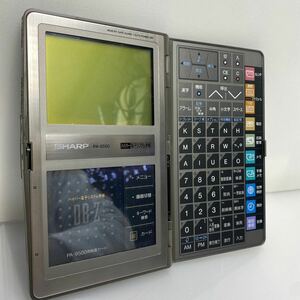 X1-021610 SHARP 電子手帳 PA-9500 ハイパー 電子システム手帳 レトロ 当時もの ※動作未確認