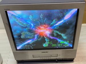 R ビデオ動作良好　SONY ソニー KV-21SVF1 21 インチ トリニトロンブラウン管 テレビデオ テレビ ビデオ