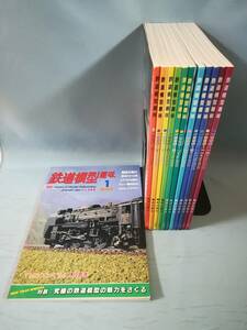 鉄道模型趣味 1995年1～12月号 全12巻揃い №594～606 機芸出版社