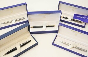 WATERMAN ウォーターマン おまとめ ボールペン/シャープペン 計5点 ※筆記未確認,企業名・英字ネーム入り ◆おたからや【F-A46013】同梱-2