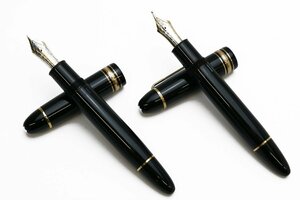 (18K.14C) MONTBLANC モンブラン 万年筆 №149Tix.149 ペン先18K750.14C585 計2点※筆記未確認◆おたからや【x-A48933】同梱-2