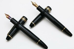 (18K.14C) MONTBLANC モンブラン 万年筆マイスターシュテュック№146 ペン先18K750.14C585 計2点※筆記未確認◆おたからや(x-A48930)同梱-2