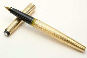 MONTBLANC モンブラン No.92 (585刻印有/本体14金無垢) 万年筆 計1点 ※筆記未確認。ネーム入り ◆おたからや【F-A29471】同梱-2