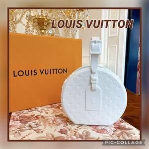 ●美品！展示品●LOUIS VUITTON ヴェース・ポーセリン 花瓶 花器 フラワーベース ルイヴィトン GI0576 陶器 シンプル レア