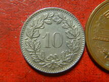 外国・スイス／１０ラッペン白銅貨（1959年）　24021102_画像2