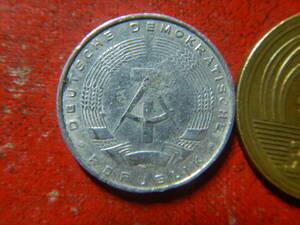 外国・東ドイツ／５ペニヒ・アルミニウム貨（1968年A）　240214
