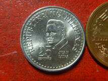 外国・フィリピン／２５センチモ白銅貨：ファン＝ルナ（1975年）　240216_画像1