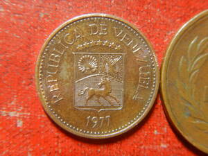 外国・ベネズエラ／５センチモ青銅貨（1977年）　240221