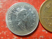 外国・カナダ／１０セント・ニッケル貨（1998年）　240227_画像2