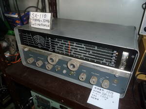 受信機　　Hallicrafters 　SX-110（4 BAND　 535 kHz 〜 34 MHz）　　　整理番号：1372