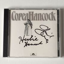 参加メンバー全員直筆サイン入りジャズCD Chick Corea & Herbie Hancock “An Evening With“ 1CD Polydor アメリカ盤_画像1