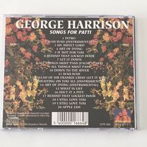 送料無料 評価1000達成記念 レアロックCD George Harrison “Songs For Patti” 1CD Strawberry Records イスラエル盤_画像3