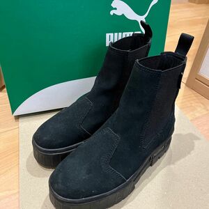 PUMA シューズ サイドゴア ショートブーツウィメンズ メイズ チェルシー スウェード ブーツ