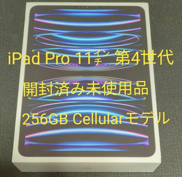 【新品未使用品】iPad Pro 11インチ 第4世代 Wi-Fi ＋ Cellular 256GB Apple Store版