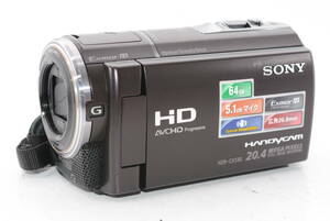 【外観特上級】 ソニー SONY HANDYCAM HDR-CX590V　ボルドーブラウン　#m7317