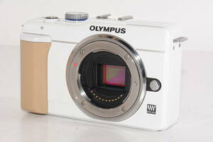 【外観特上級】OLYMPUS ミラーレス一眼 PEN E-PL1s ボディ ホワイト E-PL1s　#a12069