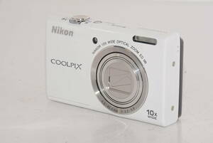 【外観特上級】Nikon デジタルカメラ COOLPIX S6200 ナチュラルホワイト S6200WH　#u0393