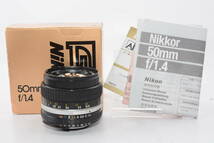 【外観特上級】Nikon NIKKOR 50mm F1.4　#u0386_画像6