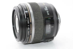 【外観特上級】Canon 単焦点マクロレンズ EF-S60mm F2.8マクロ USM　#u0734