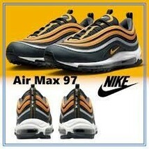 NIKE ナイキ AIRMAX 97 ウインター 黒黄 28cm DX0754-002 24-0105-20-3_画像2