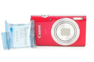 ■ 美品 ■ キャノン CANON IXY 180 PC2275 レッドボディ コンパクトデジタルカメラ 新品バッテリー付