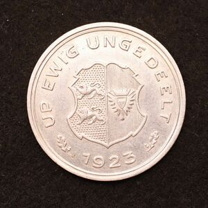 【金属製ノートゲルド】ドイツ 1910-20年台 緊急コイン[3591]コイン
