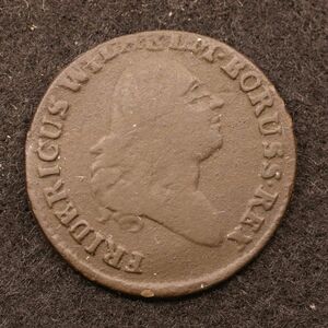 KM#D362/ドイツ・プロイセン王国領ポーランド ヴィルヘルム2世 1 Grossus銅貨（1797） [3634]コイン