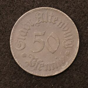 【金属製ノートゲルド】ドイツ 1910-20年台 緊急コイン[3660]コイン