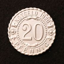 【金属製ノートゲルド】ドイツ 1910-20年台 緊急コイン[3663]コイン_画像2