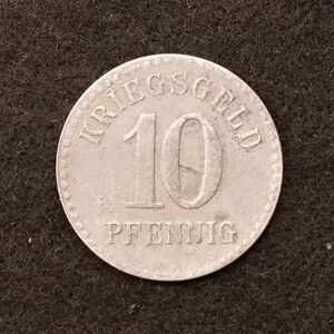 【金属製ノートゲルド】ドイツ 1910-20年台 緊急コイン[3672]コイン
